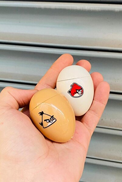 HobiShop Yumurta Tasarım Çakmak Pürmüzlü Beyaz