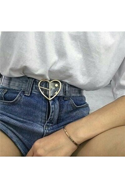 Aksabeltchokers Kalpli Tokalı Şeffaf Kemer