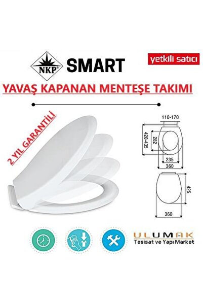 NKP Smart Amörtisörlü Klozet Kapak