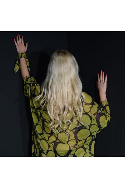 Tedz Collection Paredora Green Zero Patterned Kimono Pareo