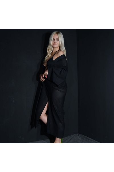 Tedz Collection Paredora Night Satin Kimono Pareo