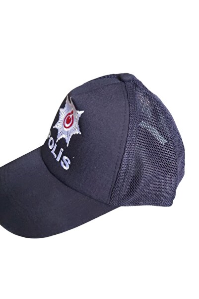 Genel Markalar Polis Çocuk Şapkası Yazlık Fileli