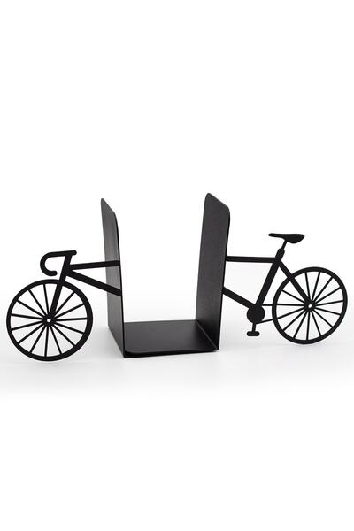 Evay Metal Μεταλλικό στήριγμα βιβλίων με σχέδιο ποδηλάτου - Βιβλιοθήκη - Διακ...