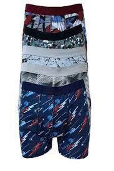 Tutku Ανδρικά μποξεράκια με μοτίβο Lycra Cotton 6 Pack
