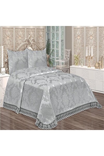 AsyaTekstil مفرش سرير مزدوج من الساتان القطني