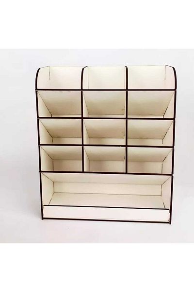 BAAÇ Wooden Table Top Organizer
