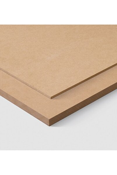 iAhşap (EBAT 30X60 CM-KALINLIK 4 MM-1 ADET) Duralit Ham Mdf Plaka Panel Tabaka