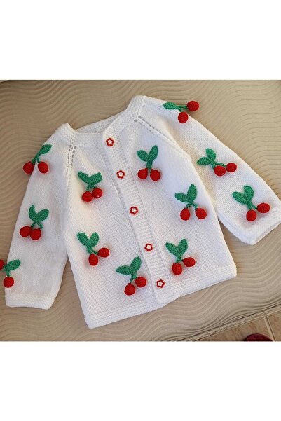 Atölye Tiktak Kirazlı Çocuk Hırkası