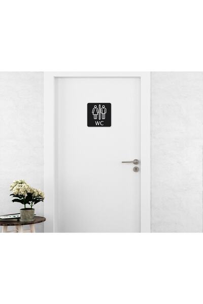 Bk Gift Home Erkek Öğrenci Wc Kapı Yönlendirme Levhası