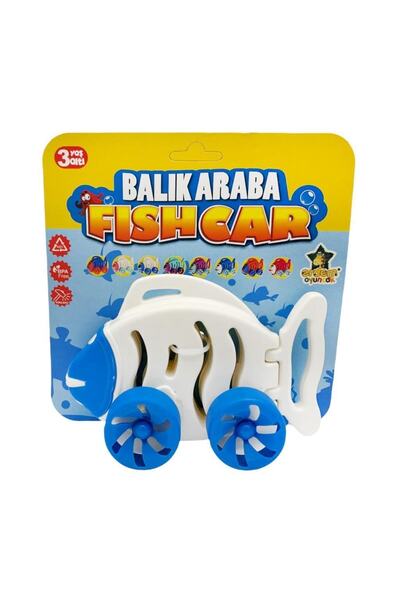 Erdem Oyuncak Educational Fish Car Fish Car