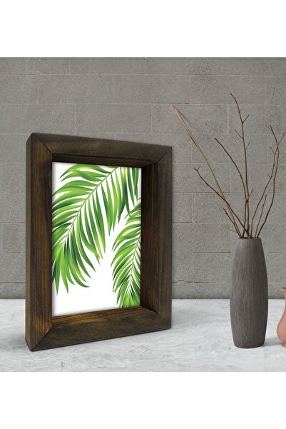 Bk Gift هدية ديكور إطار من الخشب الصلب الطبيعي 15x20 سم-13