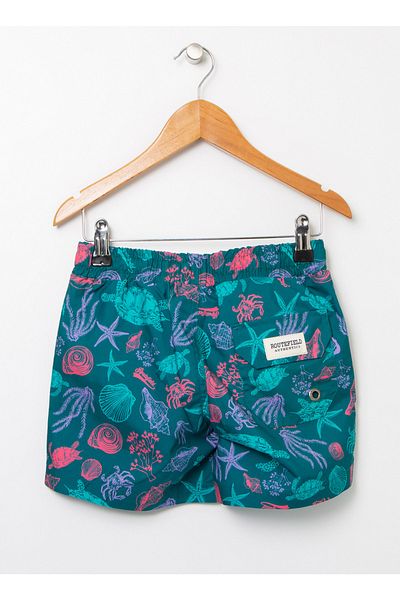ROUTEFIELD Rfvellkıds22 Vellkıds1 Multicolored Regular Fit Boy Shorts Swimsuit