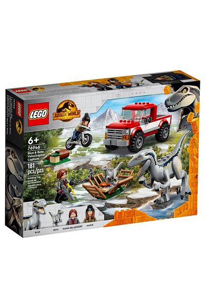 LEGO 76946 - Jurassic World, Beta Velociraptor Capture, 181 Pieces, Age +6