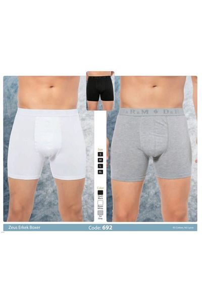 LÜXDRM 3 τμχ Ανδρικό Lycra Boxer 95% Βαμβάκι 5% Lycra