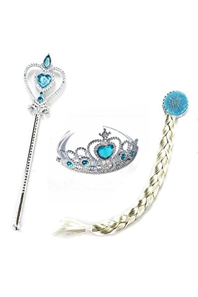 Genel Markalar Uçr Frozen Karlar Ülkesi Elsa Kız Çocukları Için Takma Örgü Sa...