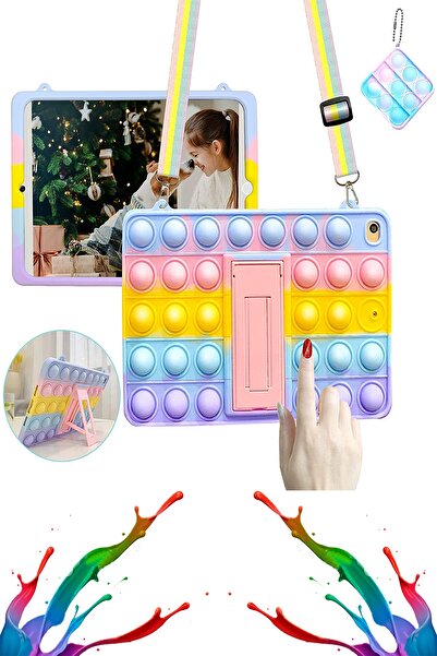 TEKNETSTORE Ipad 7. Nesil 10.2" Kılıf Popit Standlı Kılıf A2197 A2198 A2200