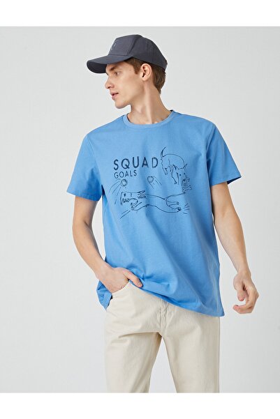 Koton Μπλουζάκι με στάμπα σκύλου