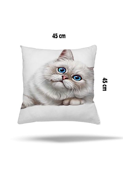 linazaitun Flower Leaf Bicycle Pattern Hidden Zippered Pillow Case Throw Pillow Cover Seat Pillow Case
