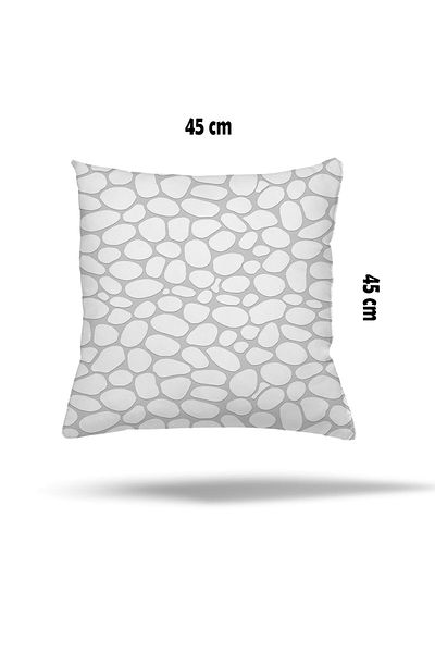 linazaitun Stone Marble Pattern Concealed Zippered Pillow Case Throw Pillow Case Seat Pillow Case
