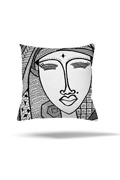 Generic Brand Bird Heart Leaf Butterfly Ethnic Hidden Zippered Pillowcase Thr...