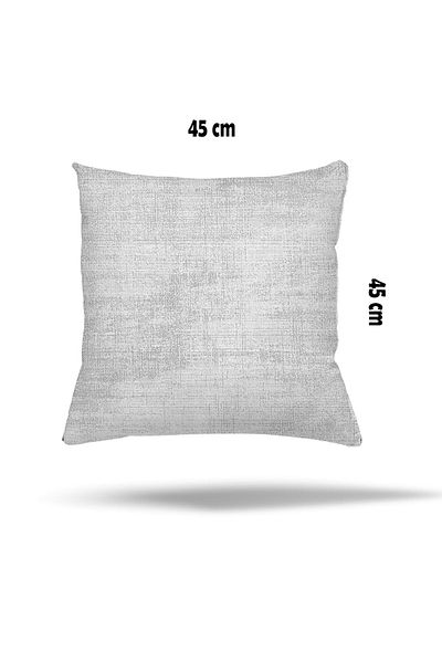 linazaitun Solid Colored Hidden Zippered Pillowcase - Throw Pillow Cover Seat Pillow Case
