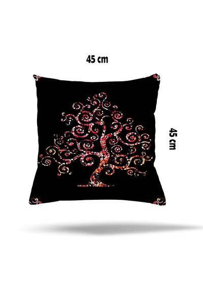 linazaitun Flower Crow's Feet Feather Patterned Hidden Zippered Pillowcase Throw Pillow Cover Seat Pillow Case