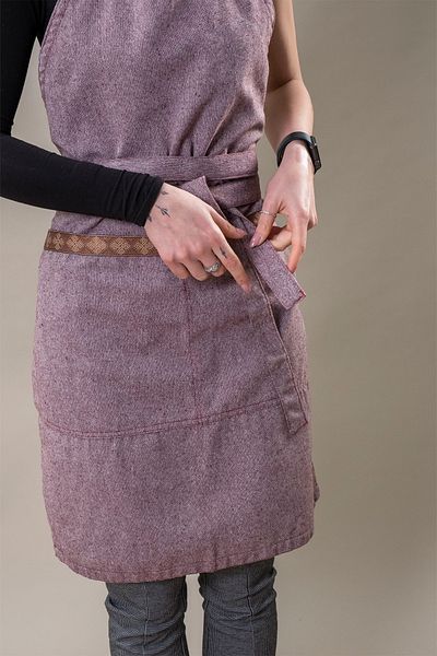 vivamaison Claret Red Cook, Waiter, Chef, Kitchen Apron with Cotton Border