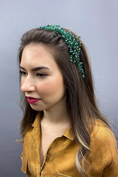 Bontex Coroana Mireasa Coroana Nunta Verde Asia Accesoriu pentru Par Mireasa ...