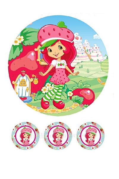 hediyehobihersey طباعة الفراولة الصالحة للأكل، طباعة الكيك والبسكويت، ورق صالح للأكل