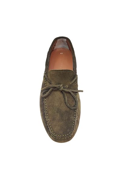 MARCOMEN Green Inside Out Genuine Suede Leather Men's Casual Loafer Shoes - 77134