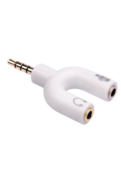 Powermaster 3.5 Mm Stereo Erkek to Kulaklık + Hoparlör Dişi Çoklayıcı Jack PM...