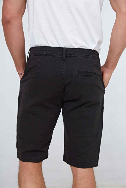 Cazador Jazz 6001 Basic Chino Side Pocket Bermuda Men's Shorts Antra