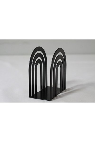 EVAY Metal Decorative Black Napkin Holder