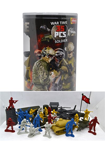 Kids Like 35 Parça Asker Seti Oyuncak - Kutlu Kaliteli