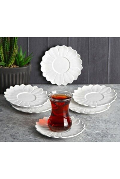 PEGA HOME Marghe Porselen Çay Tabağı 6 Adet Sf-13494