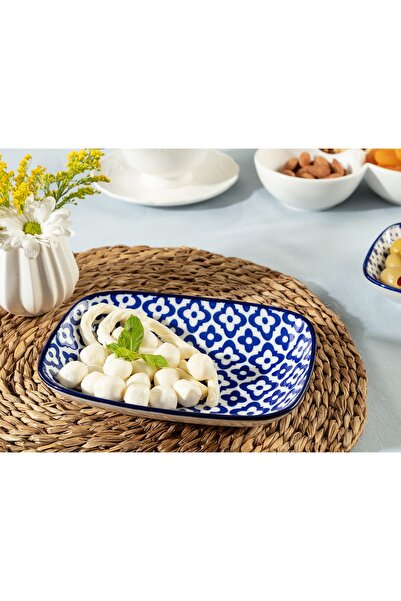 Madame Coco Rêve Bleu Blue Tuyau Plate - 17.5x12.5 Cm