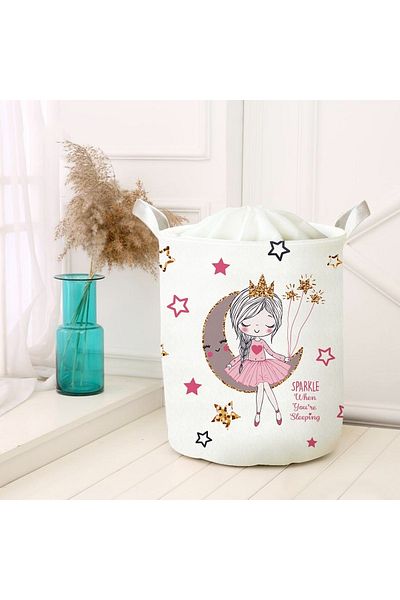 instababyrooms Foldable Felt Multi-Purpose Toy Storage Box Dirty Laundry Picnic Basket