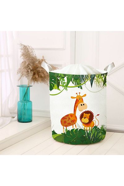 instababyrooms Foldable Felt Multi-Purpose Toy Storage Box Dirty Laundry Picnic Basket