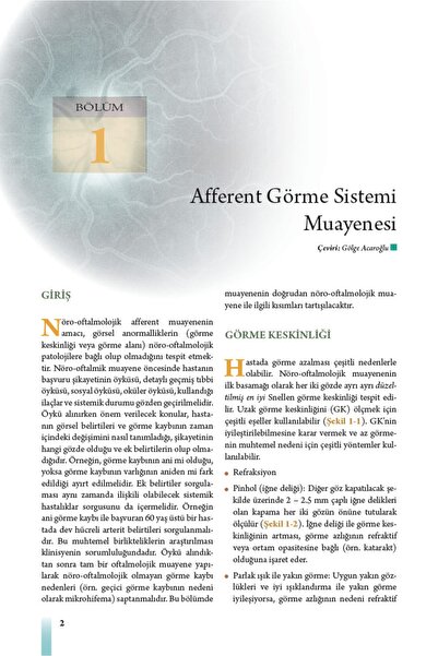 Ema Tıp Kitabevi Klinik Oftalmoloji Renkli Atlas Ve Genel Bakış - Nöro-oftalmoloji