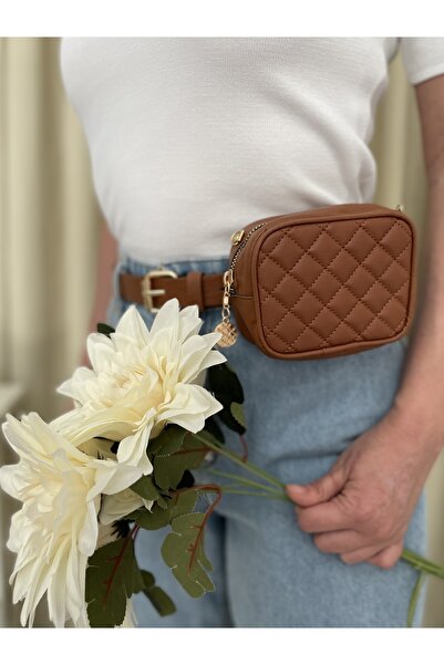 butikbatii Mini curea și Cross bretea din lanț pentru femei, pachet de geantă