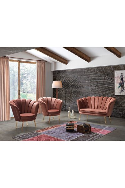 Genel Markalar İnci Midye Kollu Çay Seti Koltuk Takımı