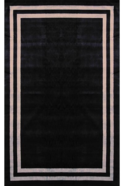 Eko Halı Vogue Vg 02 Black Vizon Uşaklı Kadınların El Emeği Ile Şekilenen Bam...