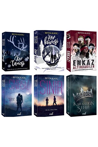 İndigo Kitap Enkaz Altındakiler +sınır + Sınırsız + Karanlığın Şehri + Kar Kü...
