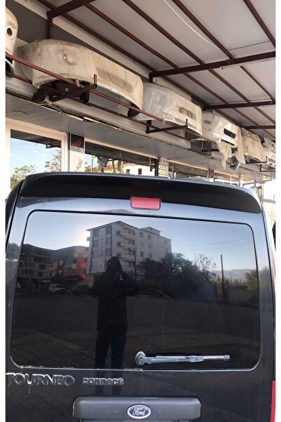 Fiber Ford Connect 2003-2013 Boyasız Astarlı Bagaj Üstü Spoiler-Spoyler