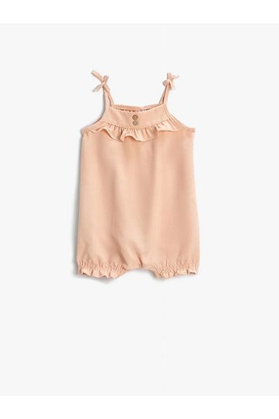 Koton Thin Rope Strap Side Pocket Overalls
