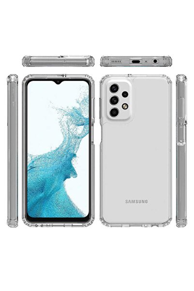 m.tk moveteck Samsugn Galaxy A32 4g Kılıf Kamera Korumalı 2mm Kalınlıkta Anti Shock Şeffaf Sararmaz Silikon