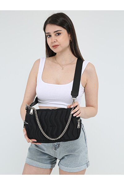 OGGO Siyah Bondit Çapraz Çanta