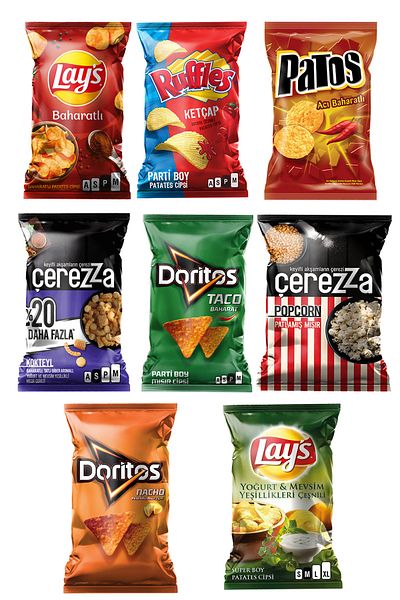DORİTOS Pack of 8 Pieces Mixed Mixed Chips