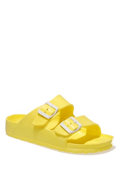 Polaris 400367 Yellow Color Double Buckle Slippers