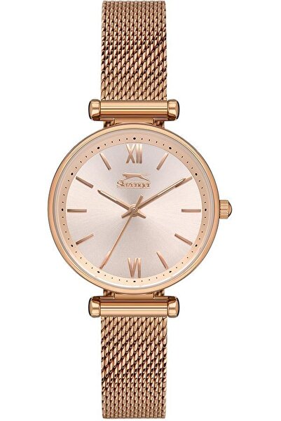 Slazenger Sl.09.1985.3.02 Rose Gold Hasır  Kol Saati